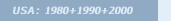 USA: 1980+1990+2000